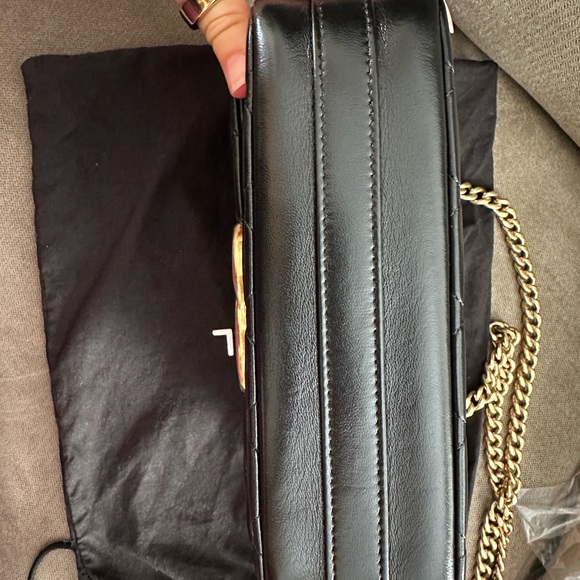 Chanel Mini Flap Matelasse Black Lamb Leather Shoulder / Crossbody Bag 2023 SS - Picture 5 of 5